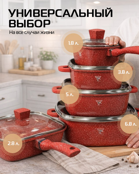 Набор кастрюль Top Kitchen